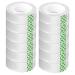 Cayxenful 12 Rolls Transparent Tape Refills  3/4-Inch x 1000 inch Clear Tape  1 inch Core  Clear Tape Refill Rolls for Gift Wrapping  Home  School Office Supplies