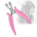 ZAMAHA UK Stainless Steel Professional Hair Extension Pliers Tool for Removing Micro Rings and Crushing Fusion Bond - Anti-rust with Non-slip Grip - Pink 15 cm