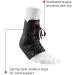 McDavid Lace-Up Ankle Brace - Ankle Support for Sprains - For Men & Women - Medium Black - Buy Online on GoSupps.com