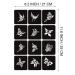 Kotbs 6 Sheets Glitter Tattoo Stencils - 82pcs Butterfly Flower Animal Templates for Women, Boys, Girls - Henna Semi-Permanent Body Art Stencils - Buy Online on GoSupps.com