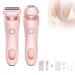 Cloudglide Pro Shaver Luna Brazilian ShaverModira Shaver 2 in 1 Double Head Shaver Razors for Shave Legs Underarms Bikini Area (Pink)