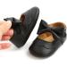 Baby Girls First Walking Shoes Mary Jane PU Leather Anti-Slip Princess Shoes 0-6 Months - Black - Buy Online on GoSupps.com