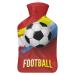 Football Hot Water Bottle With Cover Plush Bed Bottle Hand Warmer For Adults And Children 26.5X15.3cm