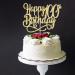 Qertesl Gold Glitter Happy 100th Birthday Cake Topper Cheers to 100 Years happy 100th Birthday Cake Topper 100th Anniversary Cake Topper men and women 100 years old happy birthday Party Decoration Gold100