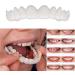 Giural Temporary Dental Prosthesis - 2 Pairs of Instant Veneers for Teeth Whitening | Cosmetic Upper & Lower Artificial Teeth for Men & Women - Buy Online on GoSupps.com