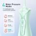 COSLUS Water Dental Flosser Pick - 4 Modes Cordless & Portable IPX7 Waterproof Teeth Cleaner 300ML Tank for Home & Travel - FC5360 Green - Buy Online on GoSupps.com