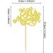 Keaziu 24PCS Eid Mubarak Cupcake Toppers Moon Star Happy Eid Mubarak Cupcake Picks Islamic Muslim Theme Ramadan Kareem Eid Party Cake Decorations Supplies Gold -1 - Buy Online on GoSupps.com