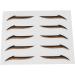 Eyeliner autocollants color s r utilisables imperm able maquillage ligne des yeux bande autocollant pour Halloween - Buy Online on GoSupps.com