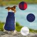 Kuoser Reversible Dog Winter Coat | British Style Warm Jacket for Small to Large Dogs | Windproof & Stylish Dog Vest in Red - Size Medium (Chest 17.3-20.9'') - Buy Online on GoSupps.com