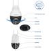 MUBVIEW 2K Security Camera Outdoor Security Cameras with 360 PZT View 2.4G WiFi Wired Home Surveillance Cameras Color Night Vision Motion Detection Siren 2 Way Talk 24/7 Works with Alexa 1 Count (Pack of 1) - Buy Online on GoSupps.com