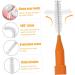 JE COMPRIS 100 ST Dental Floss Braces Brush & Interdental Brushes - Optimal Oral Care for Braces Wearers - Buy Online on GoSupps.com