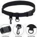 MEEYO Fishing Waist Belt Rod Holder | Adjustable Black Belt with Magnetic Buckle and Lanyard - Buy Online on GoSupps.com