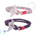 CLISPEED 2pcs Coastal Bracelets Matching Bracelets for Couples Bracelets for Women Couples Wrist Band Men Rope Bracelet Gift for Men Nautical Bracelet Couples Gifts Anchor Wristband Lovers - Buy Online on GoSupps.com