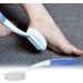 ANKROYU Foot Brush Silicone Foot Brush with Scrubbing Pumice Stone Long Handle Remove Dead Skin Cutin Pumice Scrub Exfoliating Cleaner for Dead Skin Smoothing and Softening Skin - Buy Online on GoSupps.com