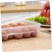 KOMBIUDA 34 Eggs Large Capacity Egg Holder Egg Crisper Grids Egg Holder Egg Container Egg Plate High Capacity - Buy Online on GoSupps.com