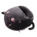 Electrical heating blanket electrically heated foot warmer plush fuzzy winter heating shoes foot warmers with USB heating pillows P (small tabbycat)