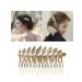8 Pack Large Gold Crystal Pearl Rhinestone Hair Combs - Bridal Wedding Accessories - Buy Online on GoSupps.com