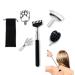 YQBFTC back scratch (5 head) stainless steel telescopic rod back scratch for the back and head scratch immediate relief from itching effortlessly reach every place for men and women a: set 1