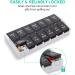 TookMag Weekly Pill Organizer - 2 Times a Day AM PM Pill Box - Large Capacity 7 Day Pill Case for Pills/Vitamins/Supplements - Quick-Refill and Easy to Fill - Black - Patent Registered - Buy Online on GoSupps.com