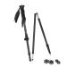 Yukon Charlie's Carbon Lite Flip Out Trekking Poles, Fast Lock Adjustment System, Trekking and Snow Baskets Included