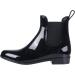 Evshine Women's Lightweight Chelsea Rain Boots - Size 9 Black | Waterproof Ankle Booties - Buy Online on GoSupps.com