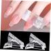 minkissy 1 Set Nail set acrylic nail forms nail art tips gel nail extension forms Manicure Grinding Strip Nails Extension Brush Pen manicure kit Manicure Pen plastic nail glue white shaping - Buy Online on GoSupps.com