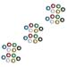 Gleavi 36 STK Massage device spiky sensory finger ring For children vibrating ring noiseless finger massage roller Kidcraft game set massagering children's toys mini tools