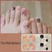 6 Sheets Self-Adhesive Toenail Stickers | Star Moon & Flower Designs | Full Toenail Wraps for Women & Girls | Perfect Toenail Art D cor - Buy Online on GoSupps.com