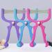 SOLUSTRE 3pcs Facial Hair Removal Spring Set for Women - Eyebrow, Face, and Upper Lip Threading Tool - Purple+Blue+Rosy - Buy Online on GoSupps.com