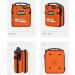 Qianmei Portable AED Storage Bag - Adjustable Shoulder Straps for Defibrillators | Protects & Organizes Most AED Models - Buy Online on GoSupps.com