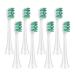 ALTLAU Replacement Toothbrush Heads Compatible with Philips Sonicare Toothbrush Click-on Replacement Brush 8 Pack