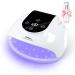 NXJ INFILILA 268W UV Nail Light Faster UV Light for Gel Nails UV Nail Lamp with 66 Beads Professional Flash Cure Gel Nail Lamp Compatible with All Gel Types for Home and Salon