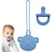 Juzinqu Baby Pacifier Clip Set | Silicone Schnuller Holder for Easy Travel & Cleaning | Perfect for Boys & Girls - Buy Online on GoSupps.com