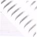 IWOWHERO 2 Pairs Simulation Eyebrow Hair-like Simulation Waterproof Long Lasting Eyebrow Makeup Tools Black - Buy Online on GoSupps.com