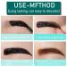 Waterproof Tattoo Gel Eyebrow Peel Off Kit with Stencils - Fuller & Defined Brows | Lasts 3-7 Days - Buy Online on GoSupps.com