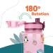 Bumpli 500ml Children's Drinking Bottle - BPA-Free Leak-Proof with Fruit Insert & Free Name Ticker - Perfect for School Kindergarten & Sports (Pink) - Buy Online on GoSupps.com