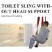 Patient Lifting Hoist Sling Portable Transfer Belt Sling 4 Adjustable Lanyards Divided Leg Shower Sling for Nursing Elderly Disabled Safety Convenient Load-230kg M - Buy Online on GoSupps.com