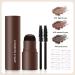 LXZJJM Eyebrow Stamp Stencil Kit - Long-lasting Smudge-free Brow Makeup | Natural and Smooth Texture | Multifunctional | Includes 10 Brow Shapes & Stamps | Reusable eyebrow stencils (01+03) - Buy Online on GoSupps.com