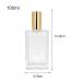 Large Clear Thick Glass Spray Perfume Bottle 100ml - Gold Atomizer for Travel | Makeup Tool - Buy Online on GoSupps.com