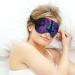 Glow in The Dark Skeleton Sleep Eye Mask & Blindfold for Women Men - Elastic Strap, Perfect for Sleep, Travel, and Nap - Buy Online on GoSupps.com
