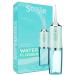 Smile Therapy Water Flosser for Teeth - Aqua 300ml Tank | Cordless Oral Irrigator & Dental Water Jet | 4 Brush Tips to Floss & Remove Plaque Stains & Food Residue | Travel & Home USB Rechargeable
