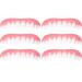 Boao Comodo Instant Veneer Dentures False Teeth 6-Piece White