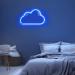 Xiyunte LED Neon Cloud Sign | Battery/USB Operated Wall Decoration | Blue Neon Light for Home & Office - Buy Online on GoSupps.com