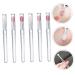 6pcs Silicone Lip Wands - Portable Lip Scrubber & Makeup Applicator Brushes for Lipstick & Eyeshadow - Buy Online on GoSupps.com