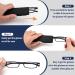 Kokobin Compact Reading Glasses with UV Protection & Flashing Lights - Ultra-Thin TR90 Eyewear for Men & Women (Black 3 Diopters) - Portable Case Included - Buy Online on GoSupps.com