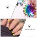 WPOND Nail Art Edge Trimmer Template | Stainless Steel Colorful French Style DIY Nail Tool for Manicure | Perfect for Crystal Nail Production - Buy Online on GoSupps.com