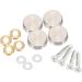 Uinfhyknd 16 mm Stainless Steel Mirror Nail Screw Cap (8 Pieces) - Buy Online on GoSupps.com