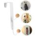 PRETYZOOM 2pcs Hook up Clothes Hanger Door Back Hat Hook White Bathroom Towel Hooks Clothes Hook No Punching - Buy Online on GoSupps.com