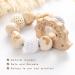Wooden Rattle for Babies | BPA-Free Teething Ring | Sensory Toy for Newborns - Buy Online on GoSupps.com