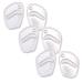 ROSENICE 3 Pairs of 3D Foot Gel Massage Pad Forefoot Insoles Pain Relief Cushion for High Heel (Transparent)